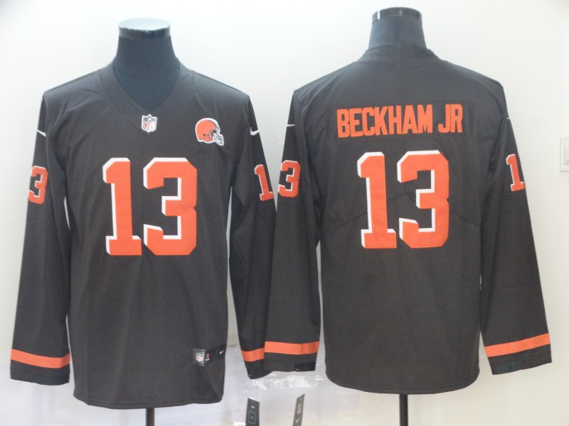 Men's Cleveland Browns Odell Beckham Jr. Brown Alternate Jersey